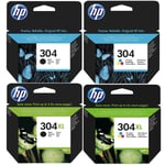 Genuine Hp 304 / 304xl Black & Colour Ink Cartridges Choose Your Ink