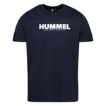 Hummel Legacy T-skjorte - Navy, størrelse XX-Small