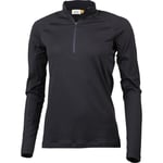 Lundhags Women's Gimmer Merino Light 1/2 Zip L, Black L female