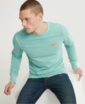 Superdry Mens Orange Label Pastelline Crew Sweatshirt