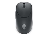 Alienware Pro Wireless Gaming Mouse - Mus - Optisk - 6 Knappar - Kabelansluten, Trådlös - Usb, 2.4 Ghz - Dark Side Of The Moon