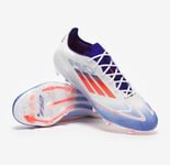 ADIDAS F50 ELITE FG WHITE SOLAR  RED LUCID BLUE UK 5.5