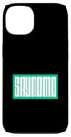 Coque pour iPhone 13 Sarcelle Aqua Saynomo (Say No More) Bleu sarcelle Aqua Graphic