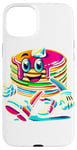 Coque pour iPhone 15 Plus Colorée Pop Art Crêpe Petit déjeuner Crêpes