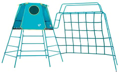 TP Explorer Metal Climbing Frame and Monkey Run - Blue Edition