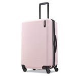 American Tourister Stratum XLT Valise Rigide Extensible avec roulettes pivotantes, Rose pétale, Checked-Medium 24-inch, Stratum XLT Valise Rigide Extensible avec roulettes pivotantes