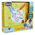 CHICCO Season Book - Magic book with coloring seasons