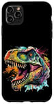 Coque pour iPhone 11 Pro Max T Rex Pop Art, Dinosaure