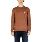 U. S. Polo Assn. Beige Coton Homme Pull Original