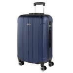 ITACA - Valise Moyenne, Valises Rigides, Valise Rigide, Valise Semaine pour Tout Voyage, Valise Soute de Luxe 771160, Bleu Marine