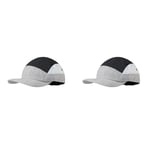 Buff Bundle of Cap Running 5 Panel Go Cap Domus Grey S/M and L/XL Adult