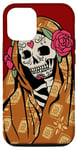 iPhone 12/12 Pro Dia De Los Muertos Day of The Dead Mara De Flor Sugar Skull Case
