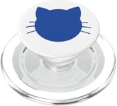 Point de chat bleu dans un état rouge Harris Walz 2024 PopSockets PopGrip pour MagSafe