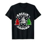 Rockin Around The Christmas Tree Plaid Matching Family Xmas T-Shirt