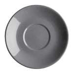 Olympia Cafe Flat White Saucers in Grey 135mm - Dishwasher Safe, Heavy Duty, Durable, Hotel Café Coffee Shop Tea Coffee Mug Cup Holder - Pack of 12