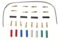 Audio Technica Stanton Etc Gold plated 1.20 Cartridge Connector Clips Tubes Sets