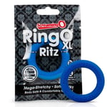 Screaming O RingO Ritz XL Premium Liquid Silicone Cock Ring Blue Big Penis Band