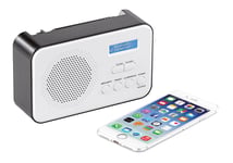 Radio mobile numérique DAB+ / FM 8 W avec fonctions bluetooth 5.0 et réveil DOR