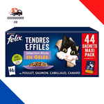 FELIX - Tendres Effilés en Gelée - Sélection Mixte 44x85g