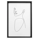 walther design Silhouette NW030B Cadre Photo, 20 x 30 cm, Noir