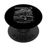 Conception de voiture Hotrod classique Johnstown PA Industrial Muscle USA PopSockets PopGrip Adhésif