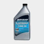 Quicksilver Mineralolja till 4-takt inom- & utombordare 4-Stroke Marine Engine Oil 10W-30, för bensin- dieselmotorer, NMMA FC-W, 1 liter