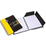 Oxford Cahier chemise Nomabook - spiralé couverture polypro 160 pages 5x5 24 x 31 cm