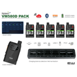 Hytera VM580D 6 Pack Bundle - Body Worn Camera & POC radio (LTE, 4G)