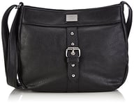 s.Oliver (Bags) 39.408.94.6873, Sacs bandoulière Femme - Noir (Black 9999), 23x22x6 cm (B x H x T)