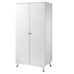 Armoire Enfant 2 Portes "Billy" 200cm Blanc