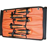 Bahco 424P-S6-ROLL Set de ciseaux à bois Argent/Orange/Noir