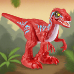 Robo Alive Rampaging Raptor Dinosaur Toy (Red) by ZURU