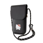 Hello Kitty Phone Bag Smooth Svart