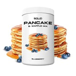 SOLID Nutrition Pancake &amp; Waffle Mix, 750 g (Blueberry)