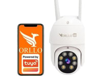 Orllo Ip-Kamera Orllo Tz5 Utomhus Roterande 5Mpx 4G Sim Tuya-Kamera