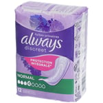 Always Discreet Fuites Urinaires Protection Intégrale Serviettes Normal Culotte D'Incontinence 12 pc(s)