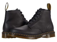 DR MARTENS Men's 6 Eye Boot, Black Nappa, 8 UK