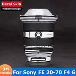 Peau de décalcomanie stylisée pour Sony FE 20-70mm F4 G autocollant d'objectif d'appareil photo vinyle rond Film anti-rayures FE20-70F4 20-70 F/4 F4G SEL2070G