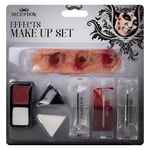 Halloween Zombie MakeUp Kit Vampire MakeUp Set Fake Blood Fake Wound Fancy Dress