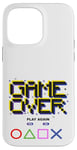 Coque pour iPhone 14 Pro Max Game Over Vintage Retro Jeux Vidéo Gaming