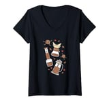 Womens Valentines Day Espressos Coffee Barista Coffee Maker V-Neck T-Shirt