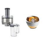 Kenwood AT641A Centrifugeuse Métal/Tamis Métal pour robot Chef et Major & Presse Agrumes AT312, Accessoire pour Robot Pâtissier multifonction Chef, Chef XL, Capacité bol 600 ml