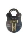 Henry Squire Old English Galvanised Steel Case 4 Lever Padlock, Large