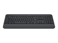 Logitech Signature K650 - Clavier - sans fil - Bluetooth 5.1 - QWERTZ - Hongrois - graphite