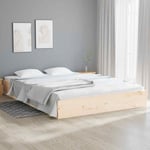 Cadre de lit bois massif 180x200 cm super king