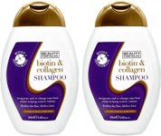 2x Beauty Formulas Shampoo Biotin & Collagen 250ml