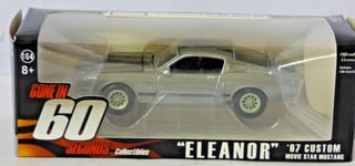 Greenlight Ford Mustang Eleanor Gone in 60 Seconds metallic grey 1:64th scale