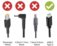 Replacement for HP EliteBook 830 G6 6XE59EA USB-C Laptop AC Adapter 65W