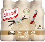 SlimFast High Protein Meal Replacement Ready-to-Drink Shake, Simply Vanilla Fla