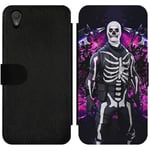 Sony Xperia L1 Wallet Slim Case Fortnite Skull Trooper